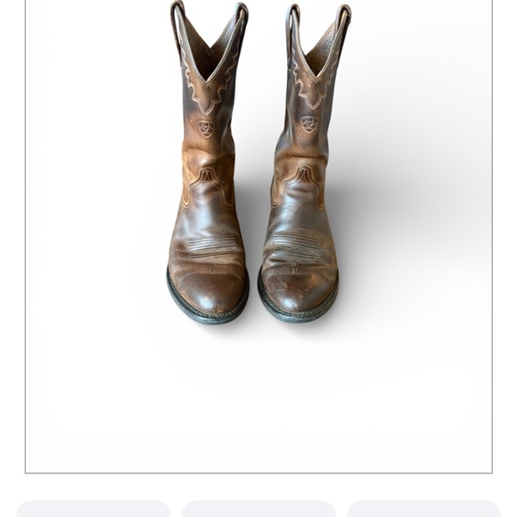 ARIAT Men’s Brown Heritage Sedona  Leather Western Cowboy Boots Size 8.5 - Picture 3 of 7